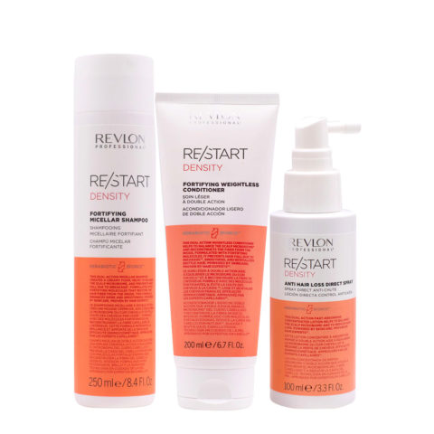 Restart Density Shampoo250ml Conditioner200ml Anti Hair Loss Direct Spray100ml