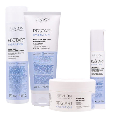 Restart Hydration Shampoo250ml Conditioner200ml Mask250ml Anti-frizz Serum50ml