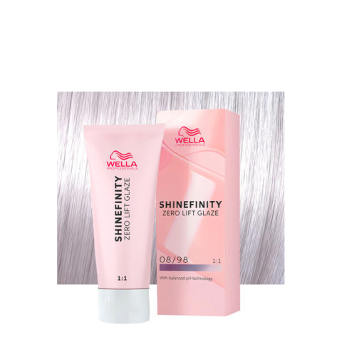 Shinefinity Silver Pearl 08/98 Hellblonde Cendrè-Perle 60 ml  – demi-permanente Farbe