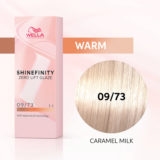Wella Shinefinity Caramel Milk 09/73 Sehr Helles Goldenes Sandblond 60ml   – demi-permanente Farbe