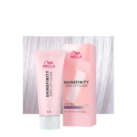 Shinefinity Platinum Opal 09/81 Sehr Helles Perlascheblond 60 ml  – demi-permanente Farbe