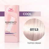 Wella Shinefinity Toffee Cream 07/13 Mittleres Aschgoldblond 60 ml – demi-permanente Farbe