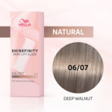 Wella Shinefinity Deep Walnut 06/07 Dunkelblond Natursand 60 ml – demi-permanente Farbe