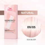Wella Shinefinity Silk Blush 09/05 Sehr Helles Natürliches Mahagoniblond 60 ml – demi-permanente Farbe