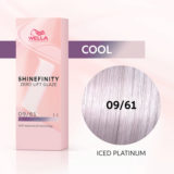 Wella Shinefinity Gefrorenes Platin 09/61 Sehr Helles Aschviolett Blond 60ml  – demi-permanente Farbe