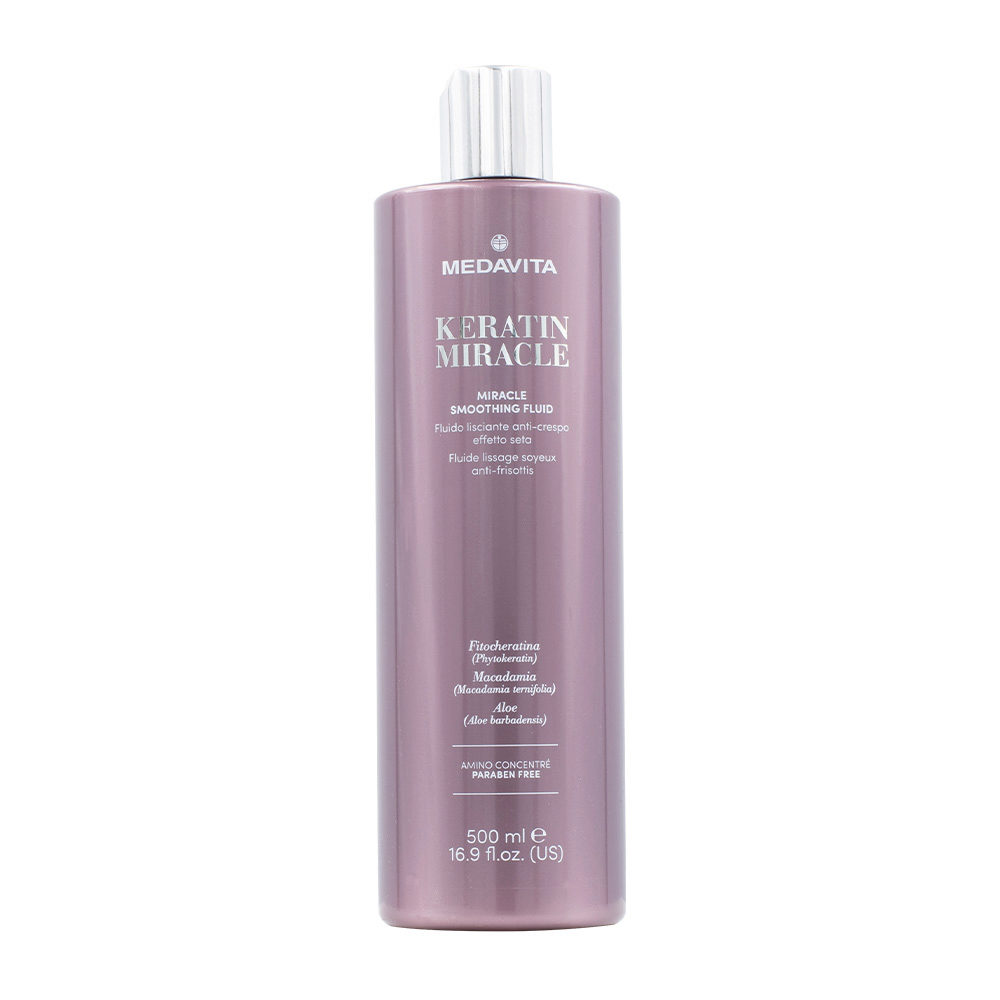 Medavita Lunghezze Keratin Miracle Smoothing Fluid 500ml - Anti-Frizz-Glättungsflüssigkeit