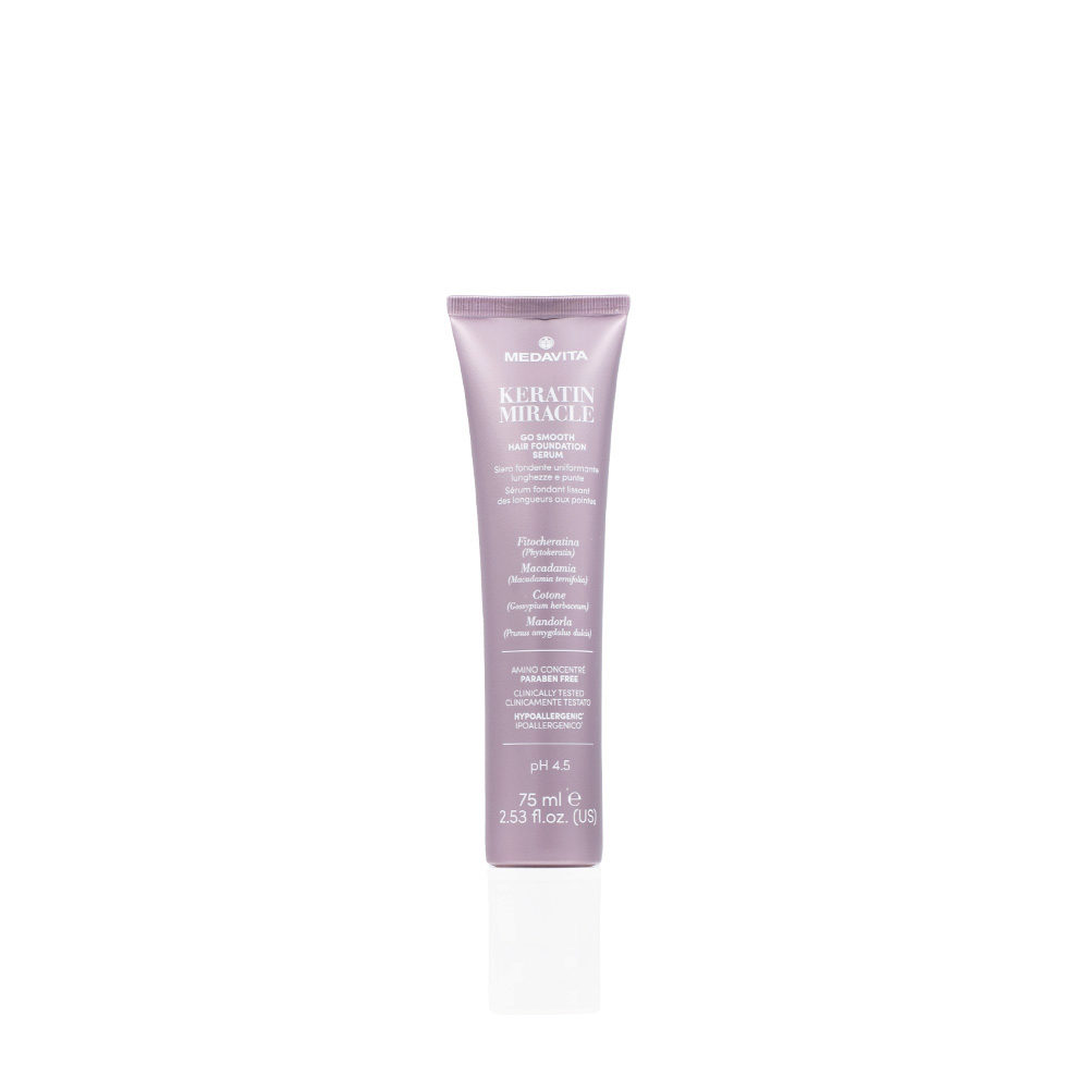 Medavita Lunghezze Keratin Miracle Go Smooth Hair Cream 75ml - Serum für Längen und Spitzen