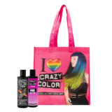 Crazy Color Shampoo Pink 250ml Deep Conditioner für gefärbtes Haar 250ml + Shopper als Geschenk