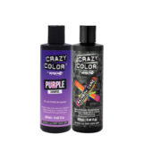 Crazy Color Shampoo Purple 250ml Deep Conditioner für gefärbtes Haar 250ml + Shopper als Geschenk