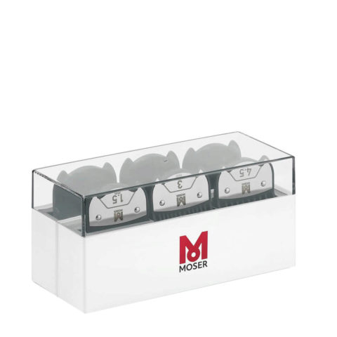 Moser Box Magnetic Premium - Box mit 6 Magnet-Aufsteckkaemme von 1,5/3/4,5/6/9/12 mm