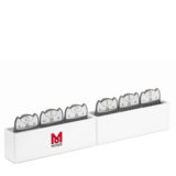 Moser Box Magnetic Premium - Box mit 6 Magnet-Aufsteckkaemme von 1,5/3/4,5/6/9/12 mm