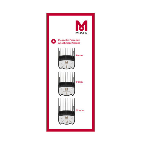 Box Magnetic Premium - Packung mit 3 Magnet-Aufsteckkaemme von 6/9/12 mm