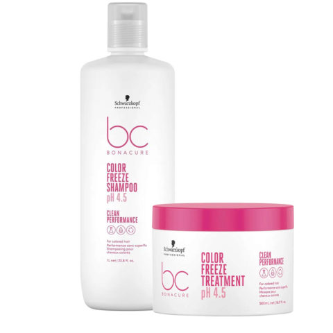 Schwarzkopf BC Bonacure Color Freeze Shampoo pH 4.5 1000ml Treatment pH 4.5 500ml