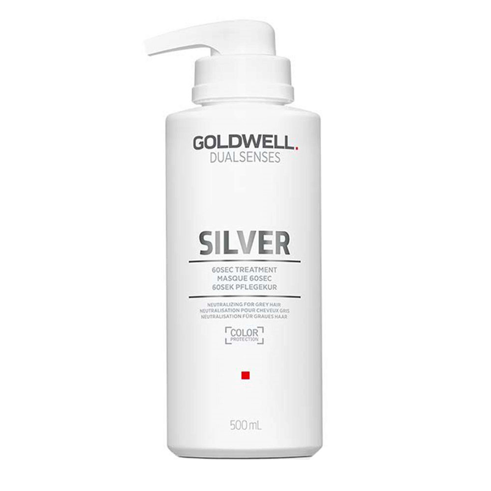 Goldwell Dualsenses Silver 60s Treatment 500ml - Pflege für graues und kühles blondes Haar