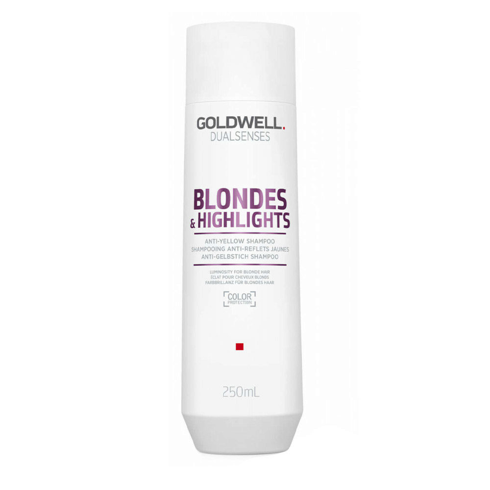 Goldwell Dualsenses Blonde & Highlights Anti-Yellow Shampoo 250m - Anti-Gelb-Shampoo für gefärbtes oder natürliches Haar