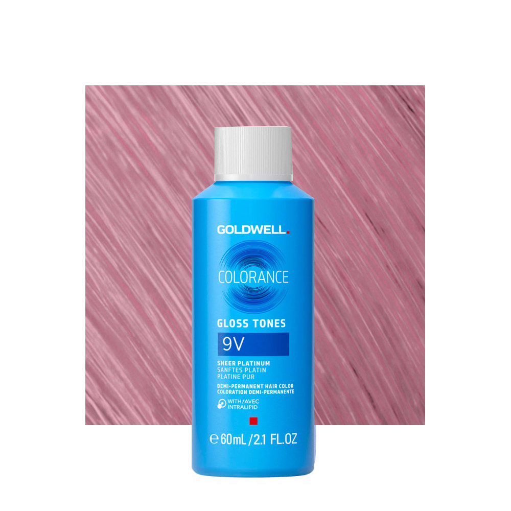 9V Goldwell Colorance Gloss Tones Cool Blode Sheer Platinum 60ml - Demi-permanentes Färbemittel