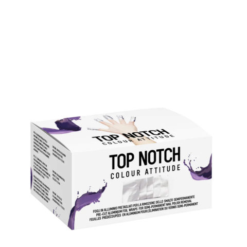 Mesauda Top Notch Alufolie Nagellack Entfernung 100 St. - vorgeschnittene Aluminiumfolien