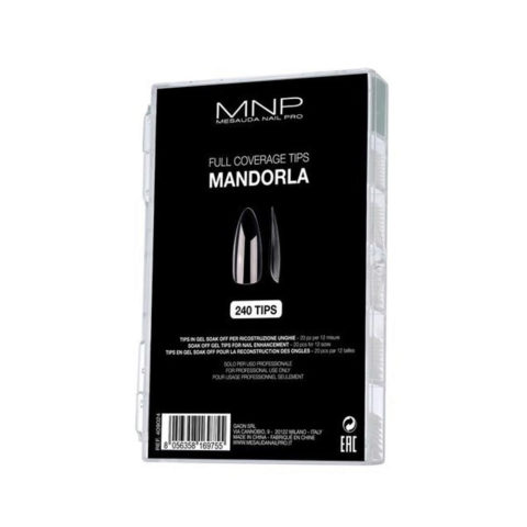 Mesauda MNP Full Coverage Tips Mandorla 240 pz - Tipps von Soak-Gel für die Nagelaufbau