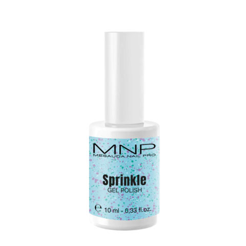 Mesauda MNP Sprinkle Gel Polish 106 Shugah 10ml - Semipermanenter Nagellack mit Tupfeneffekt