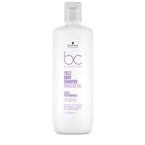 Schwarzkopf BC Bonacure Frizz Away Shampoo 1000ml - Anti-Frizz-Shampoo