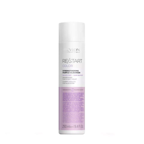 Revlon Restart Strengthening Purple Cleanser 250ml - Shampoo für blondes Haar