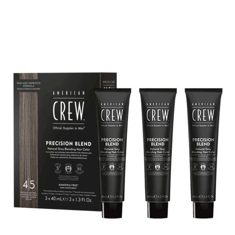 American Crew Precision Blend Natural 3x40ml 4/5 - Haar- und Bartfärbemittel