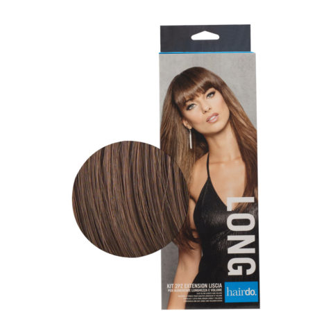 Hairdo Extension Glatt Hell Golden Braun 2x51cm - Haarverlängerung