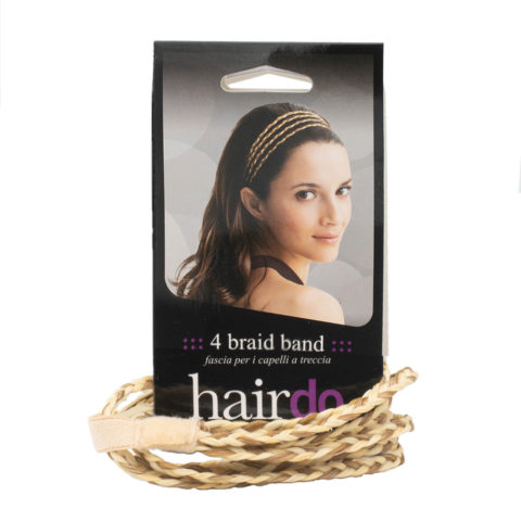 Hairdo 4 Braid Band Hellblond/Platin - elastische Haarbänder