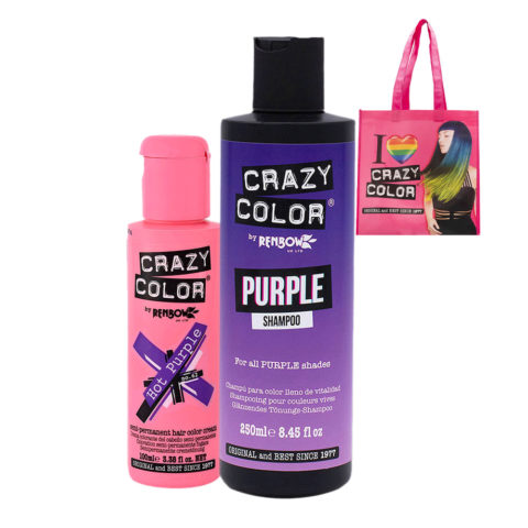 Hot Purple no 62, 100ml Shampoo Purple 250ml + Shopper Tasche gratis dazu