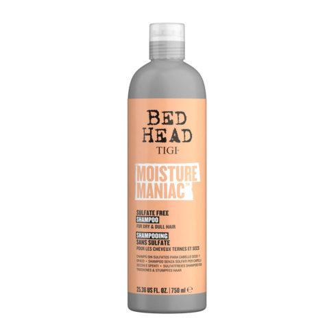 Bed Head Moisture Maniac Shampoo 750ml - Shampoo für trockenes und stumpfes Haar