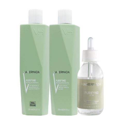 Purifyng Peeling 250ml Shampoo 250ml Lotion 125ml