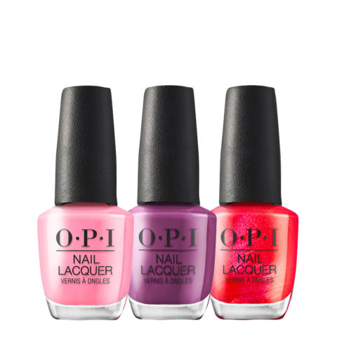 Opi Nail Lacquer Spring Collection NLD55 15ml NLD61 15ml NLD52 15ml