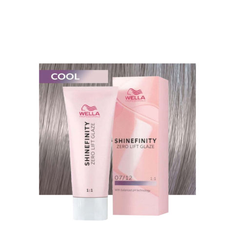 Shinefinity 07/12 Mittleres Aschblond Matt 60ml – demi-permanente Farbe