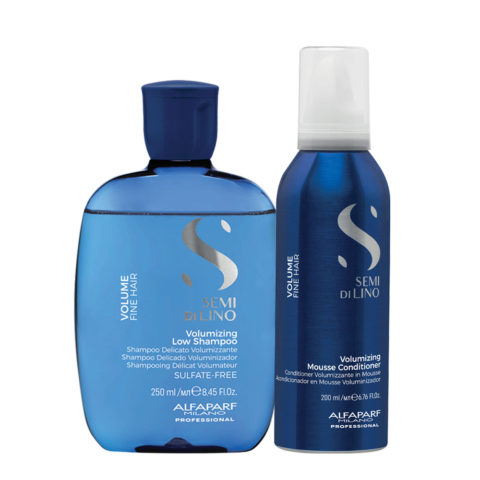 Semi Di Lino Volume Volumizing Low Shampoo 250ml Mousse Conditioner 200ml