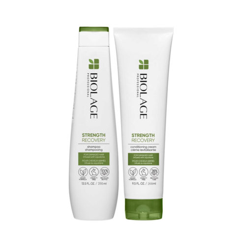 Biolage Strength Recovery Shampoo 250ml Conditioner 200ml