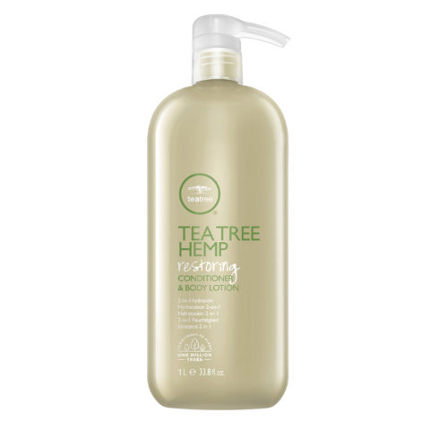 Tea Tree Hemp Restoring Conditioning & Body Lotion 1000ml - Feuchtigkeits-Conditioner 2 in 1