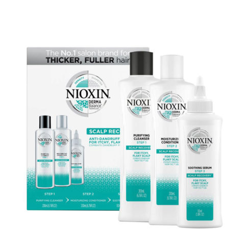 Nioxin Scalp Recovery Anti-Dandruff System Kit 200+200+100ml - Anti-Schuppen Behandlung