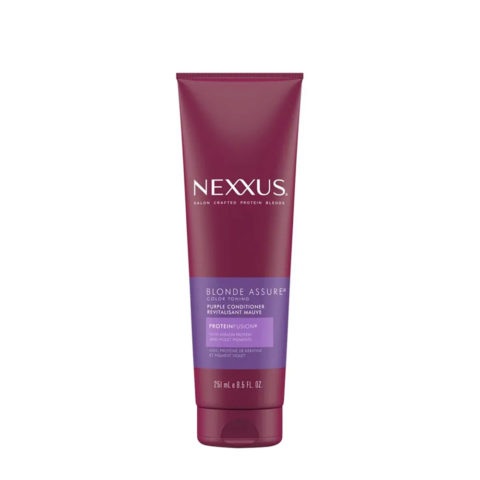 Nexxus Blonde Assure Conditioner 250ml - Anti-Vergilbungs-Conditioner für blondes und graues Haar