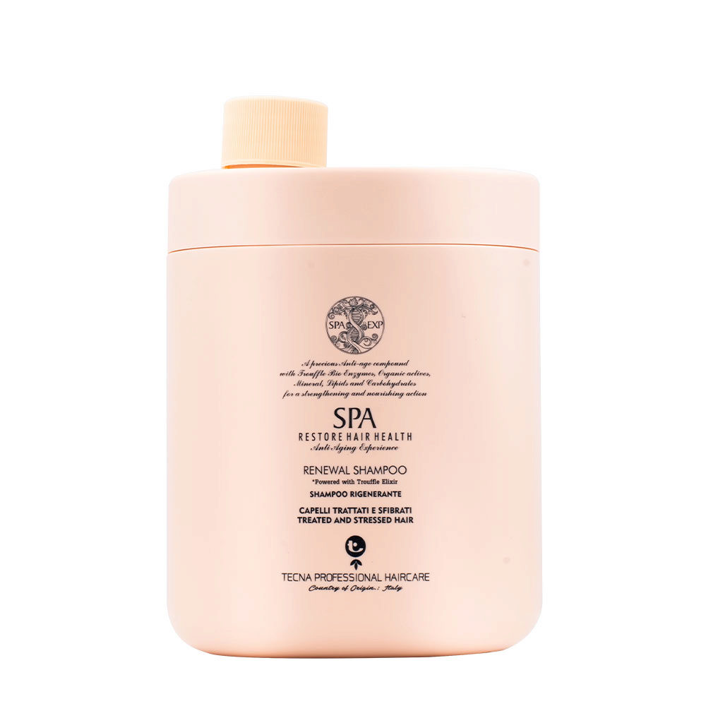 Tecna SPA Renewal Shampoo 1000ml - Regenerierendes Shampoo für behandeltes Haar