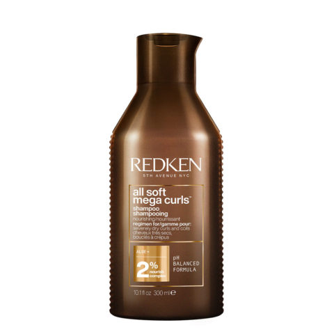 Redken All Soft Mega Curls Shampoo 300ml - Shampoo für lockiges und trockenes Haar