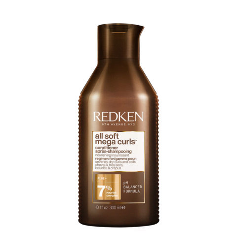 Redken All Soft Mega Curls Conditioner 300ml - Spülung für lockiges und trockenes Haar