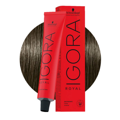 Schwarzkopf Igora Royal 6-23 Dunkles Aschblond Matt 60ml - Dauerhafte Färbung