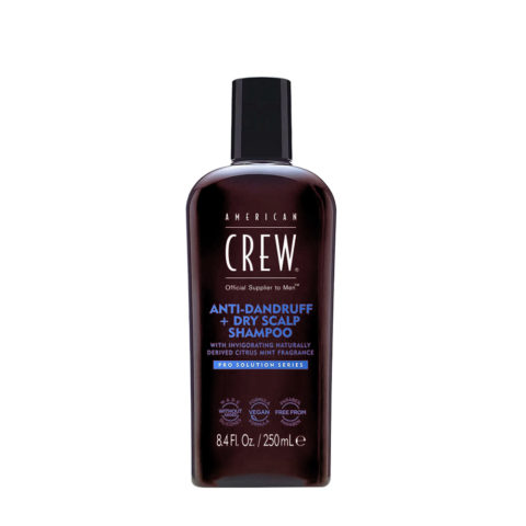 American Crew Anti-Dandruff Dry Scalp Shampoo 250ml - Shampoo gegen Schuppen und trockene Kopfhaut