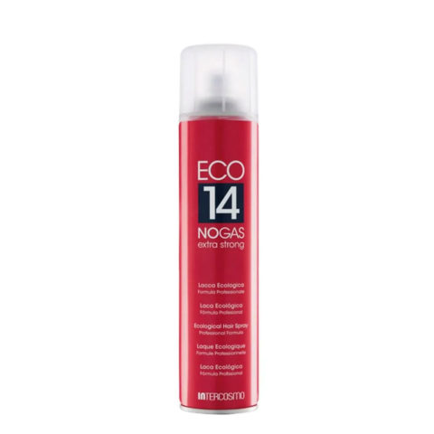 Intercosmo Styling Eco 14 No Gas Extra Strong 300ml - extra starkes ökologisches Haarspray