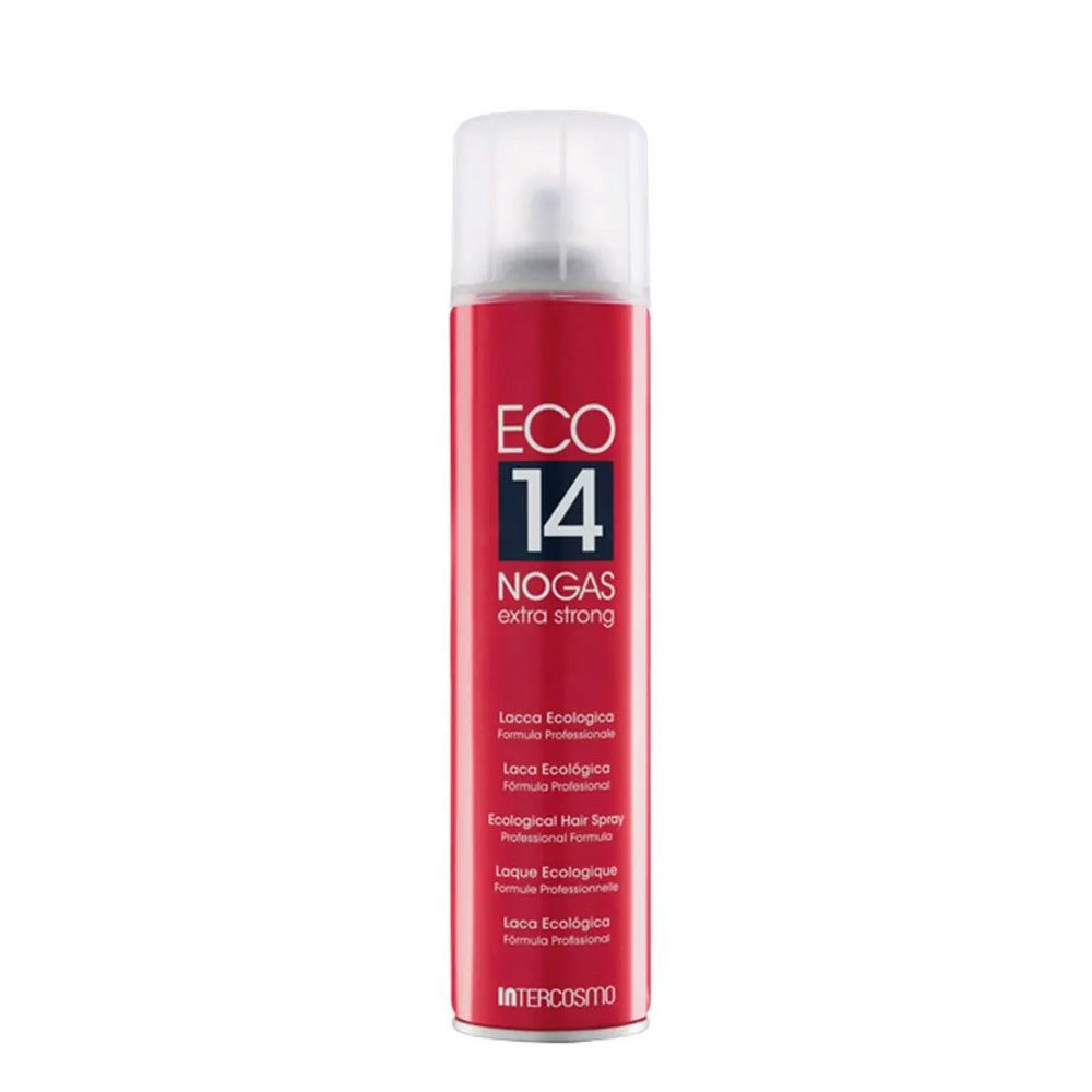 Intercosmo Styling Eco 14 No Gas Extra Strong 300ml - extra starkes ökologisches Haarspray
