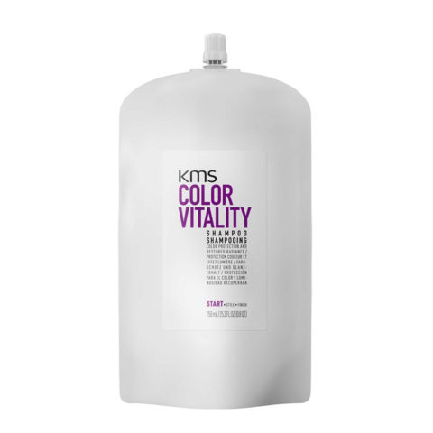 KMS Colour Vitality Shampoo Puch 750ml - Shampoo für gefärbtes Haar