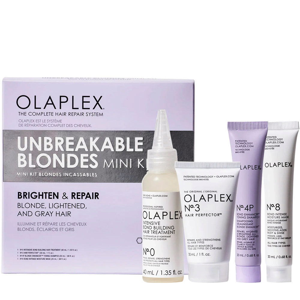 Olaplex Unbreakable Blondes Mini Kit - Reparaturset für blondes Haar