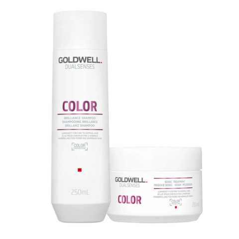 Goldwell Dualsenses Color Brilliance Shampoo 250ml 60Sec Treatment 200ml