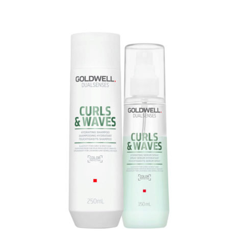 Goldwell Dualsenses Curls & Waves Hydrating Shampoo 250ml Serum Spray 150ml