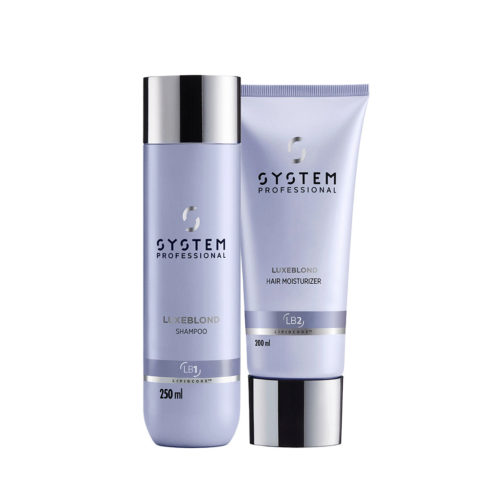 System Professional LuxeBlond Shampoo 250ml LuxeBlond Conditioner 200ml